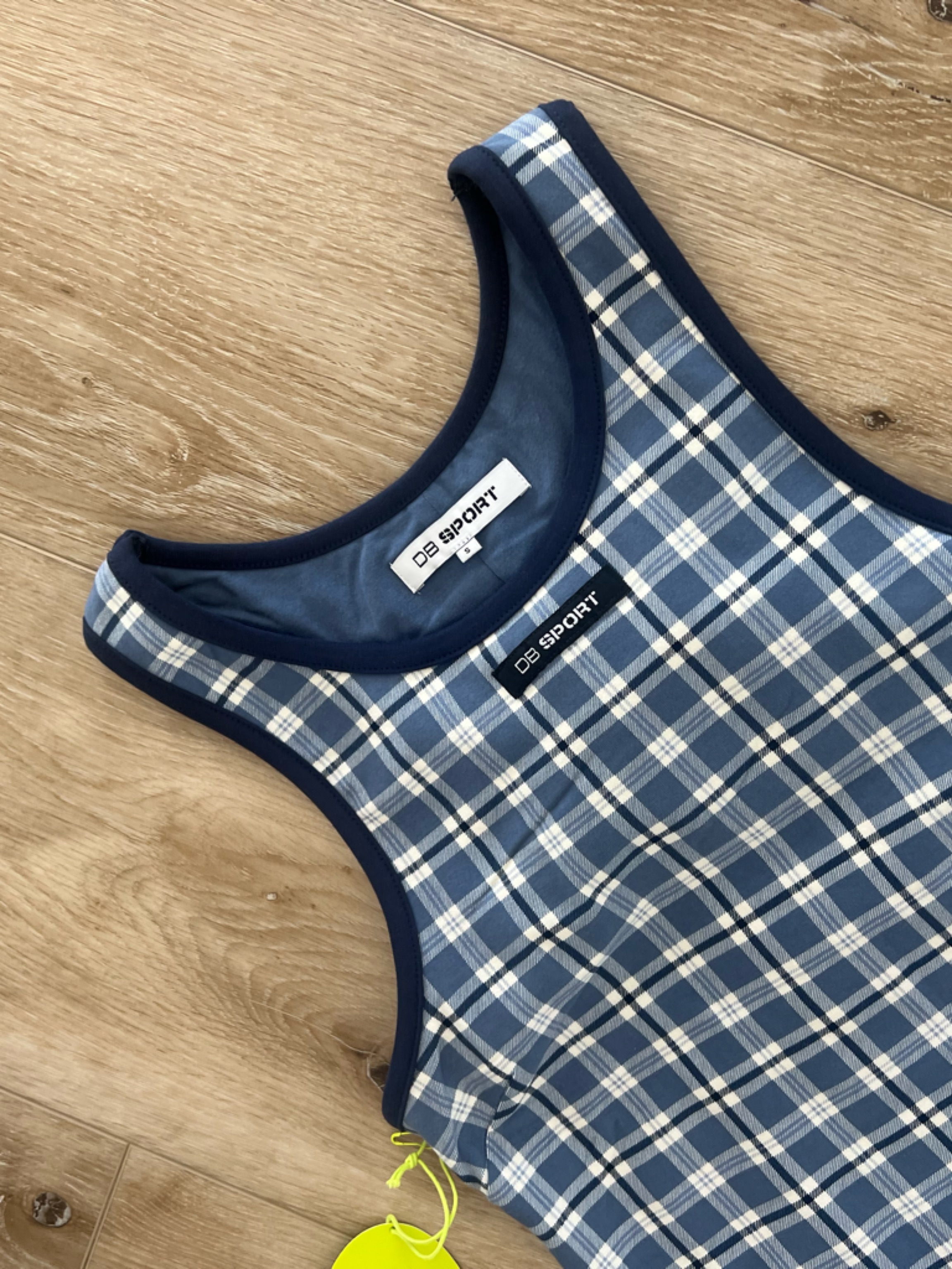 Nwt Dairy Boy Db Sport Court Tennis Dress In Greenwich Plaid — image 7 of 8